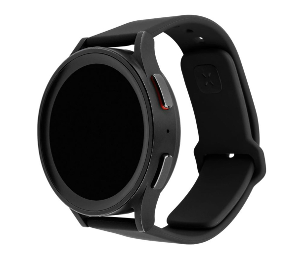 FIXED Silicone Sporty Strap Set do Smartwatch (20mm) black - 1341094 - zdjęcie